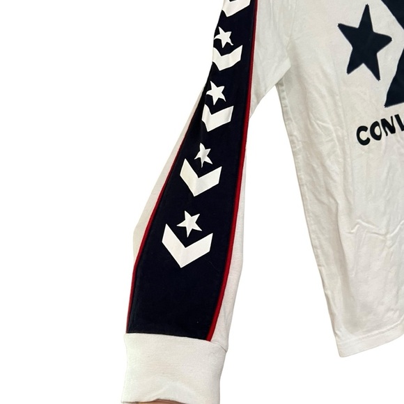 Converse Boy’s Long Sleeve Graphic Logo Tshirt, size L 12-13.​​ - Picture 3 of 5